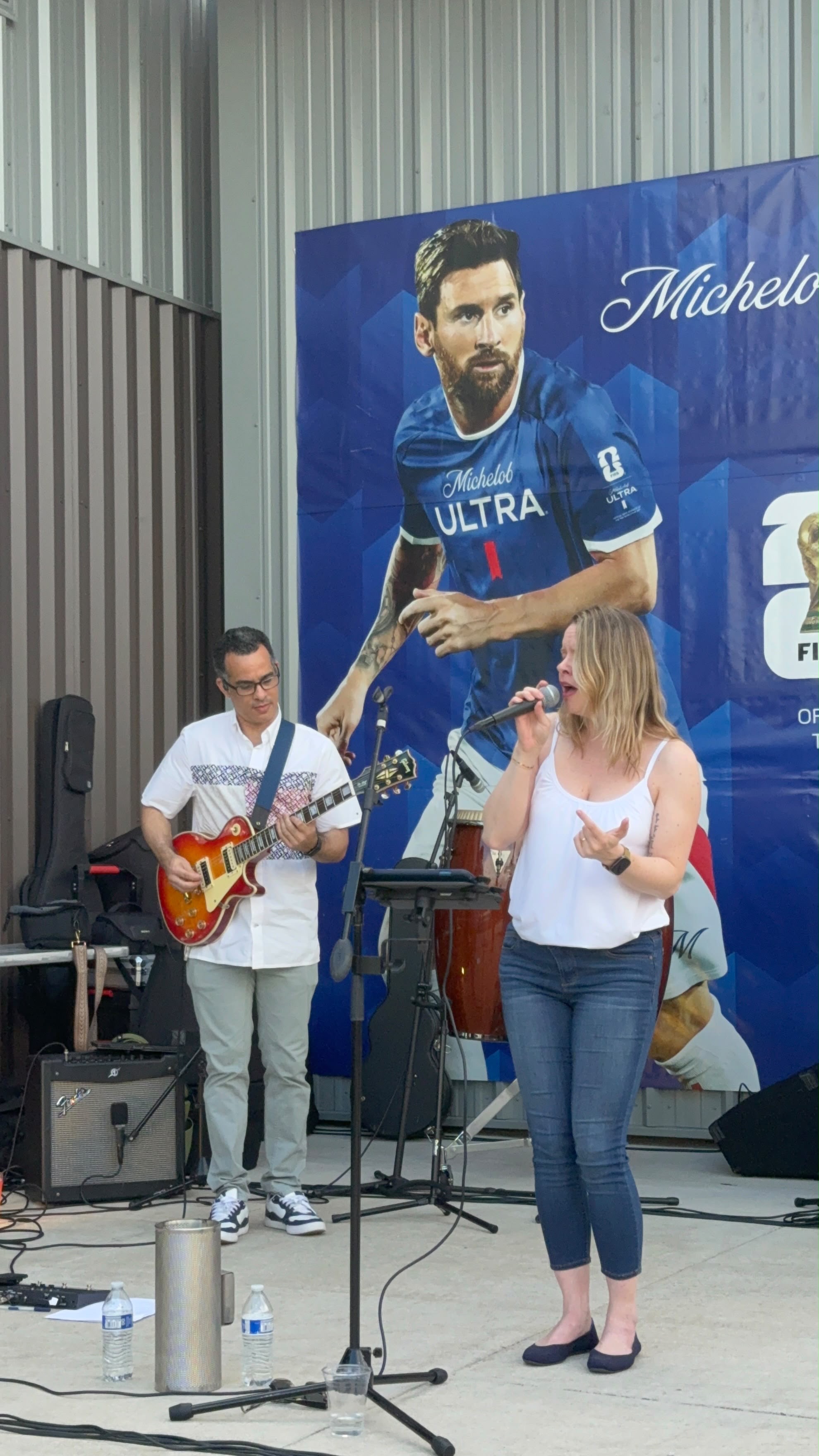 Dashel en vivo con la banda